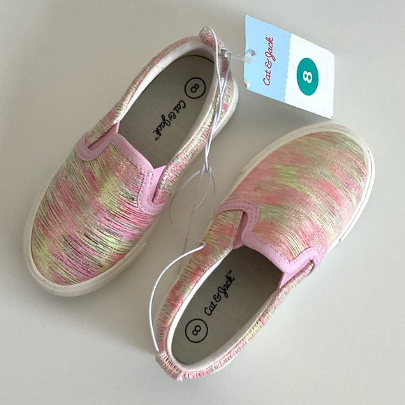 \Cat & Jack\ NWT Keagan Multicolor Slip-Ons - Picture 1 of 9